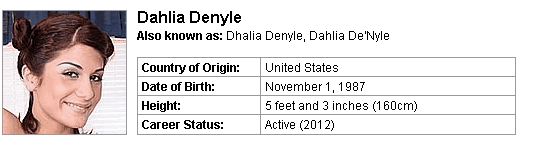 Pornstar Dahlia Denyle
