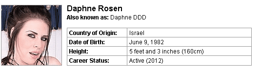 Pornstar Daphne Rosen