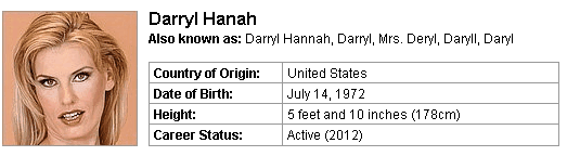 Pornstar Darryl Hanah