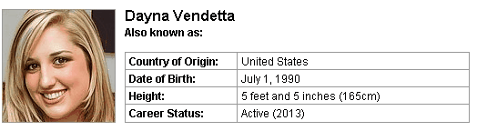 Pornstar Dayna Vendetta