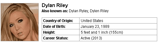 Pornstar Dylan Riley