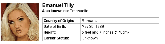 Pornstar Emanuel Tilly