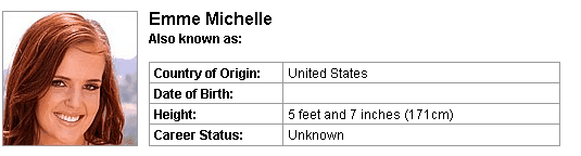 Pornstar Emme Michelle