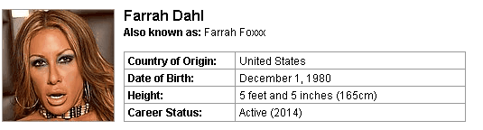 Pornstar Farrah Dahl