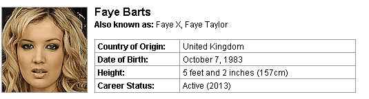 Pornstar Faye Barts