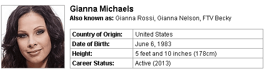 Pornstar Gianna Michaels