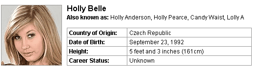 Pornstar Holly Belle