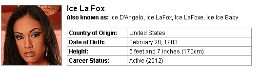 Pornstar Ice La Fox