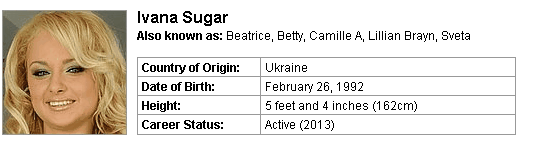 Pornstar Ivana Sugar