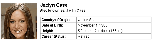 Pornstar Jaclyn Case