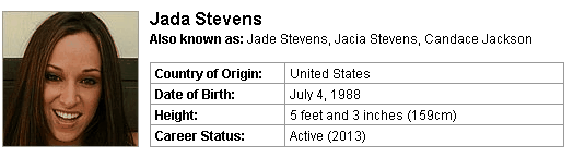 Pornstar Jada Stevens