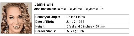 Pornstar Jamie Elle