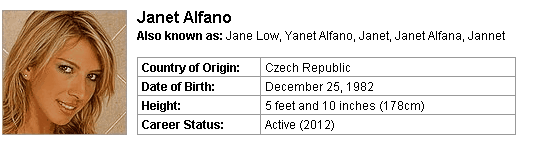 Pornstar Janet Alfano