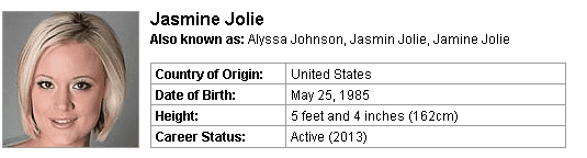 Pornstar Jasmine Jolie