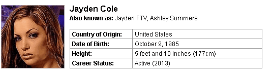 Pornstar Jayden Cole