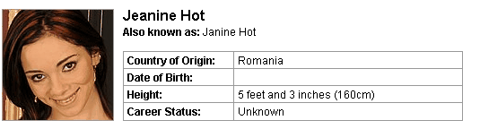 Pornstar Jeanine Hot