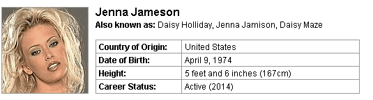 Pornstar Jenna Jameson