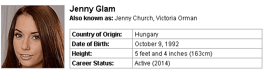 Pornstar Jenny Glam
