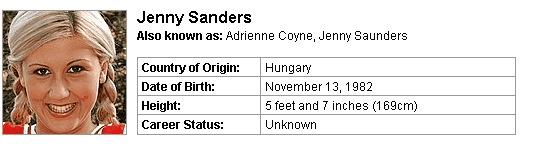 Pornstar Jenny Sanders