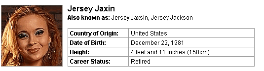Pornstar Jersey Jaxin