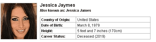 Pornstar Jessica Jaymes