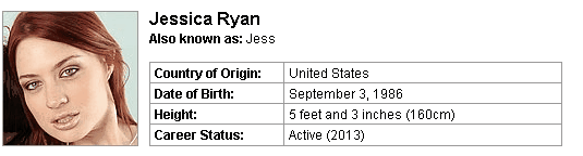 Pornstar Jessica Ryan