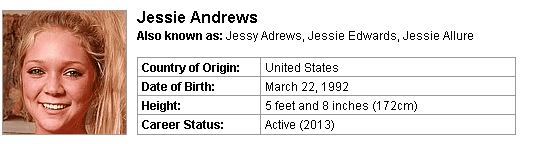 Pornstar Jessie Andrews