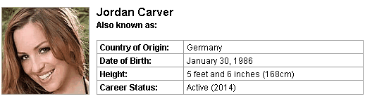 Pornstar Jordan Carver