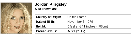 Pornstar Jordan Kingsley
