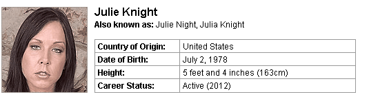Pornstar Julie Knight