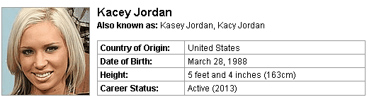 Pornstar Kacey Jordan