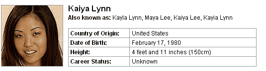 Pornstar Kaiya Lynn