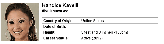 Pornstar Kandice Kavelli