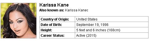 Pornstar Karissa Kane
