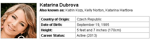 Pornstar Katarina Dubrova