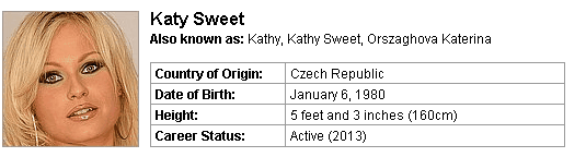 Pornstar Katy Sweet