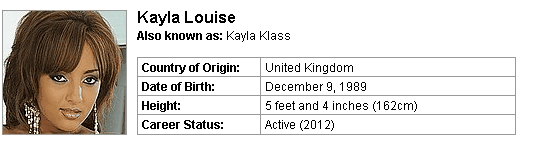 Pornstar Kayla Louise