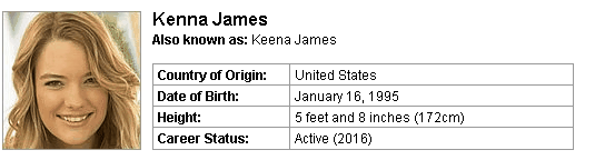 Pornstar Kenna James