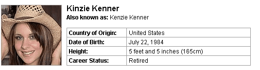Pornstar Kinzie Kenner