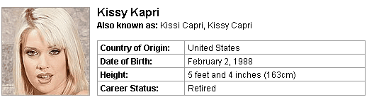 Pornstar Kissy Kapri