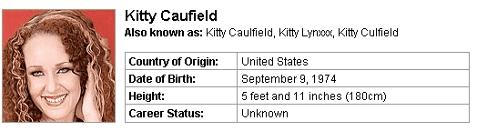 Pornstar Kitty Caufield