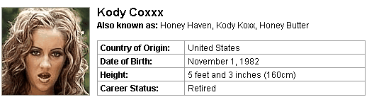 Pornstar Kody Coxxx