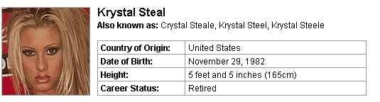 Pornstar Krystal Steal