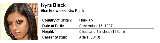 Pornstar Kyra Black
