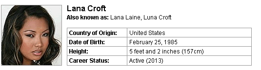 Pornstar Lana Croft