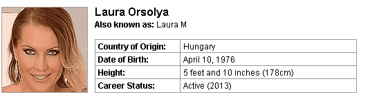 Pornstar Laura Orsolya