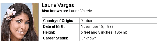Pornstar Laurie Vargas