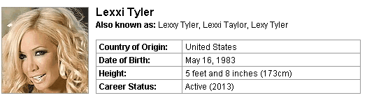 Pornstar Lexxi Tyler