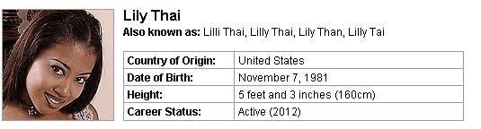 Pornstar Lily Thai