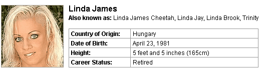 Pornstar Linda James